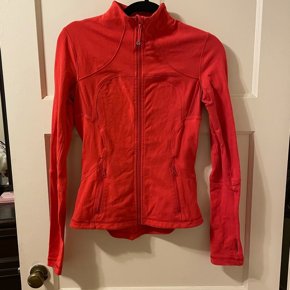 Lululemon Red/Orange Define Jacket